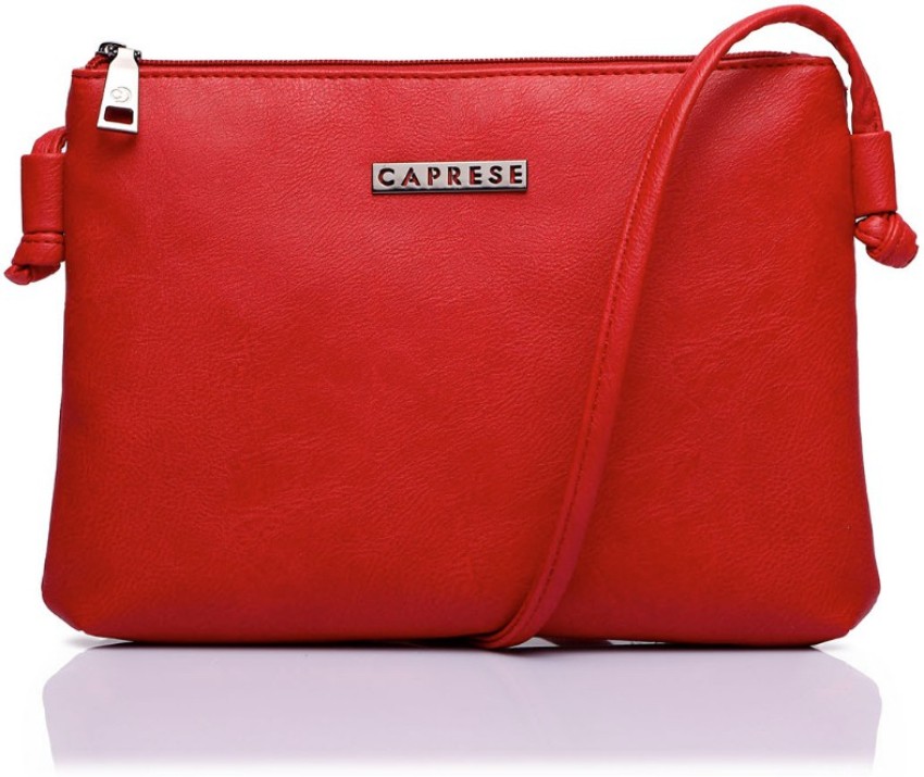 Caprese red 2025 sling bag