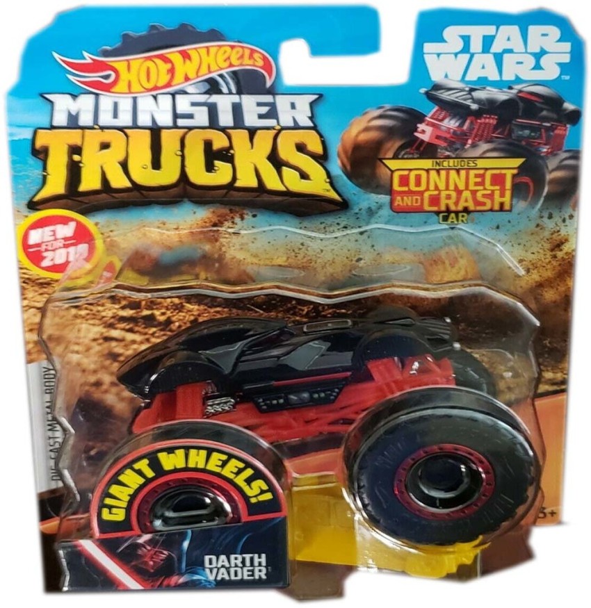 Hot Wheels Monster Trucks Darth Vader, Giant wheels, including crushable car