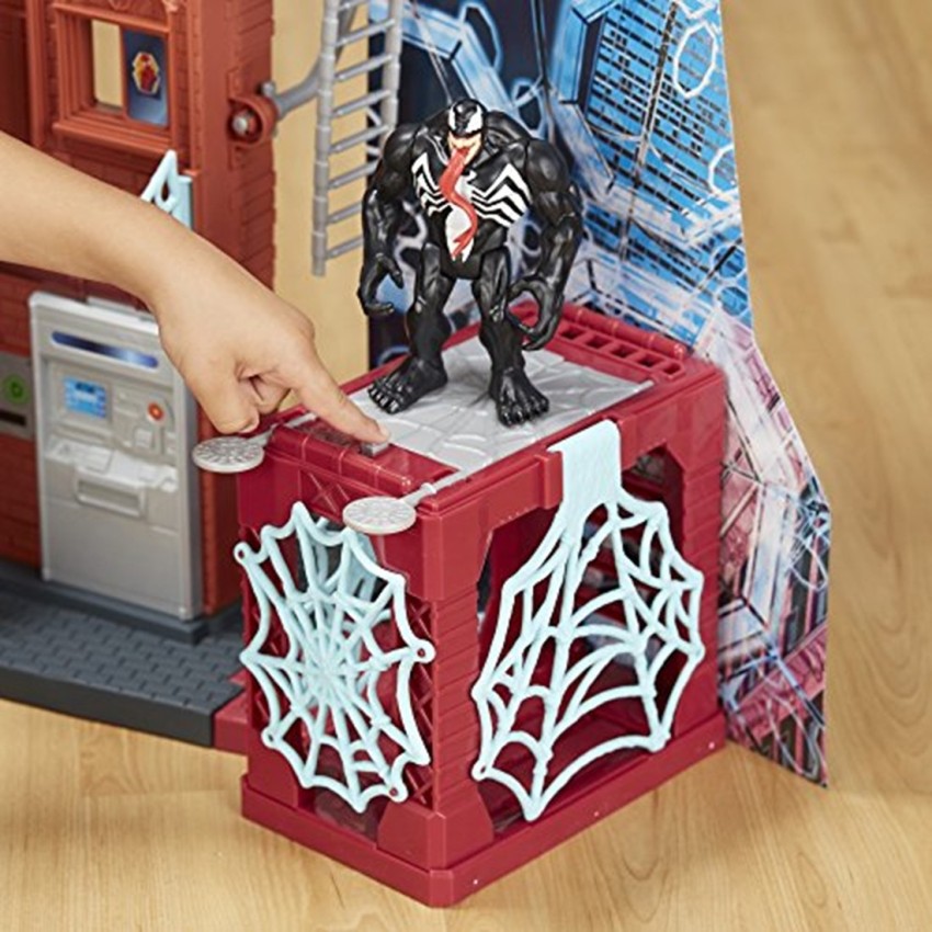 Spider man best sale mega city playset