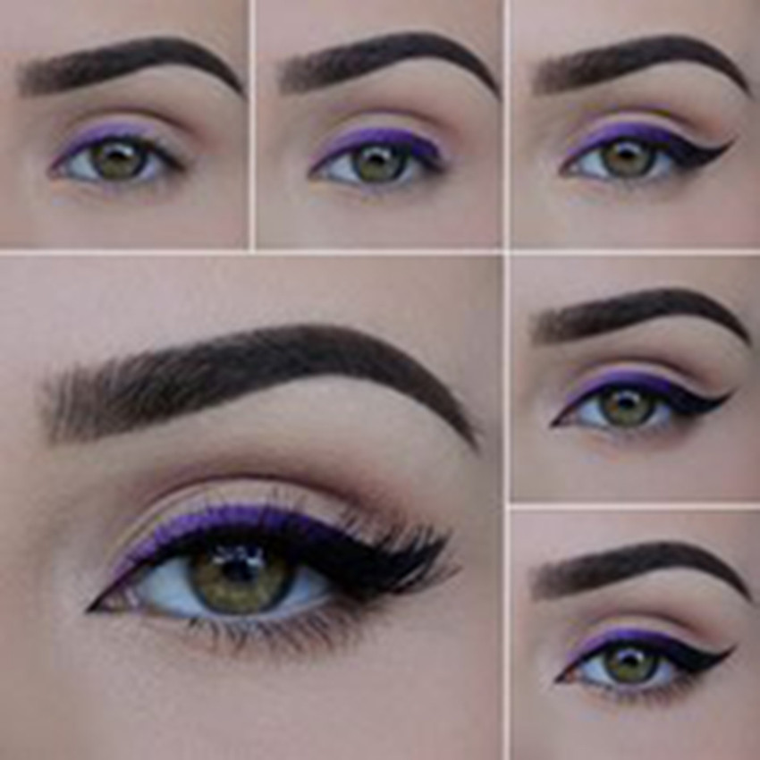 Purple and on sale black eyeliner