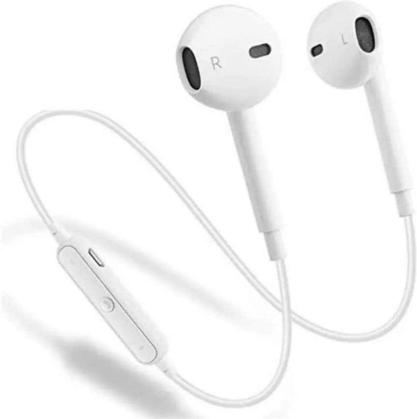 THE MOBILE POINT SPORT WIRELESS BLUETOOTH HEADPHONE WHITE COLOUR