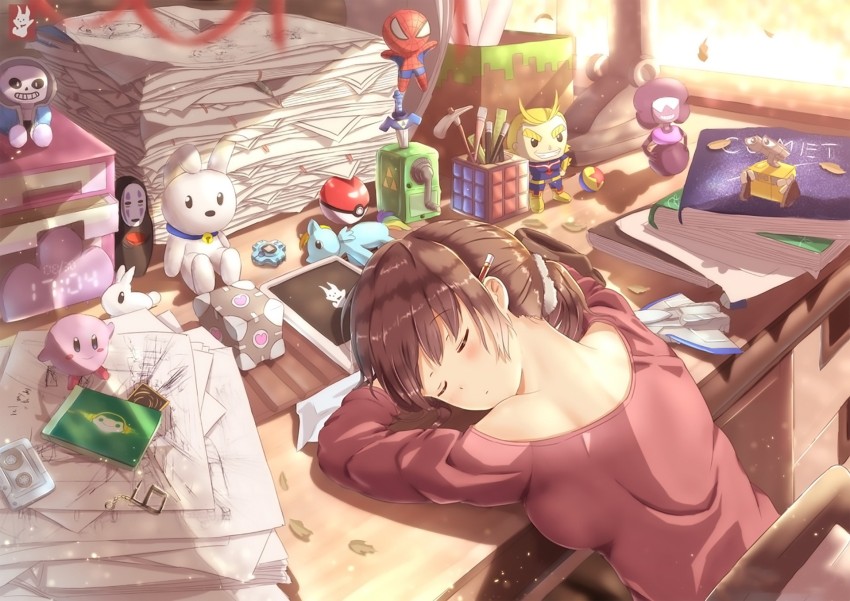 Sleeping Anime Girl Aesthetic Wallpapers  Wallpaper Cave