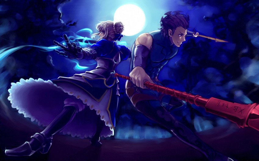 Lancer Fate Zero Anime Paint by Numbers 