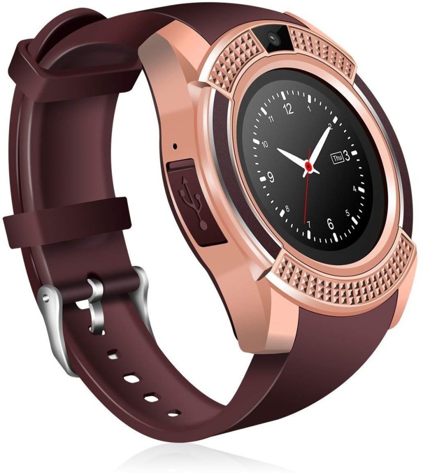 ZEPAD V8 BLUETOOTH SMARTWATCH GOLD Smartwatch Price in India Buy