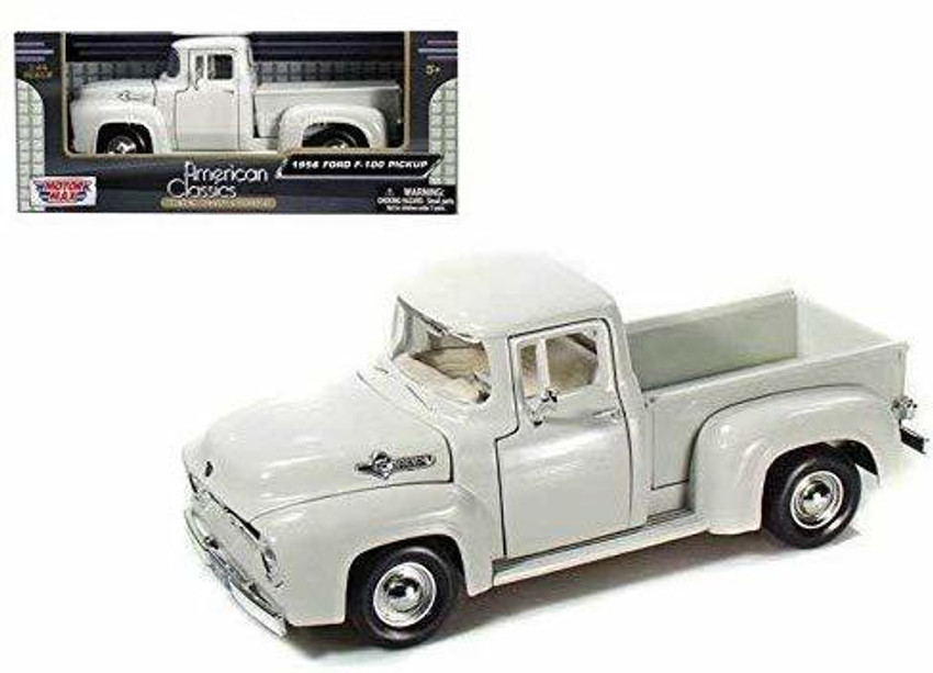 Motormax WHITE 1956 Ford F 100 Pickup Truck Diecast Model Car