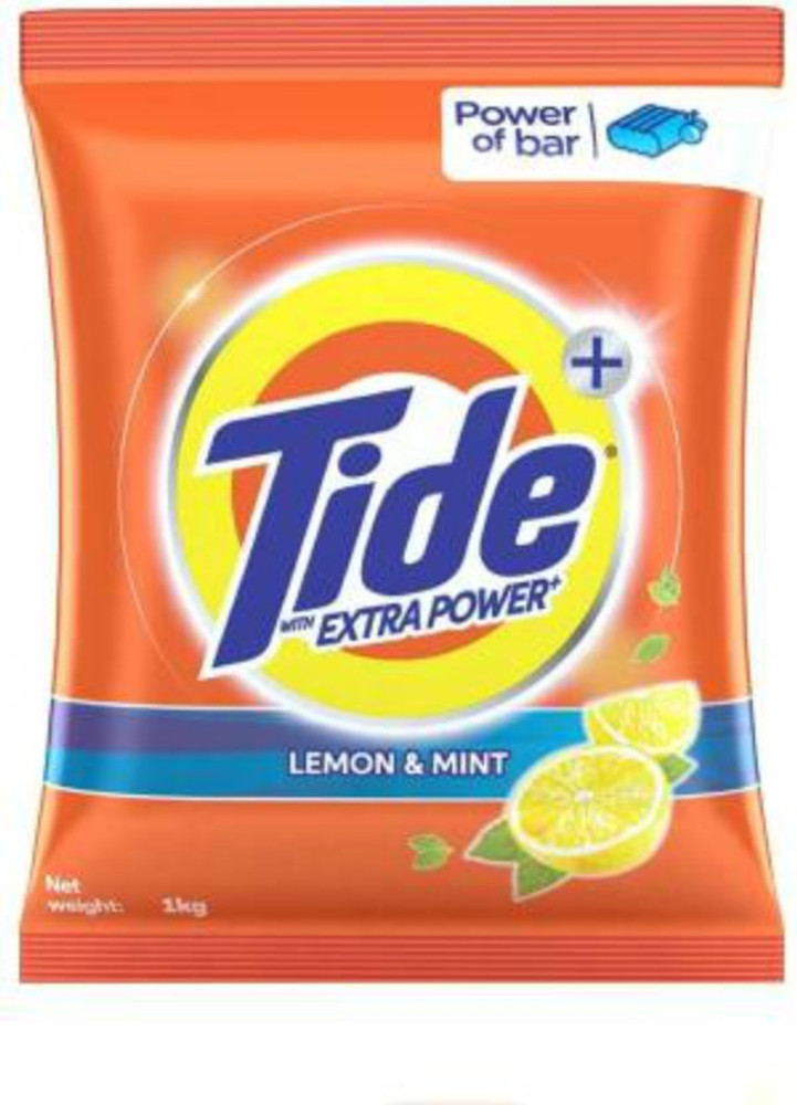 Tide LEMON MINT DETERGENT POWDER 1KG Detergent Powder 1 kg Price in India Buy Tide LEMON MINT DETERGENT POWDER 1KG Detergent Powder 1 kg online at Flipkart