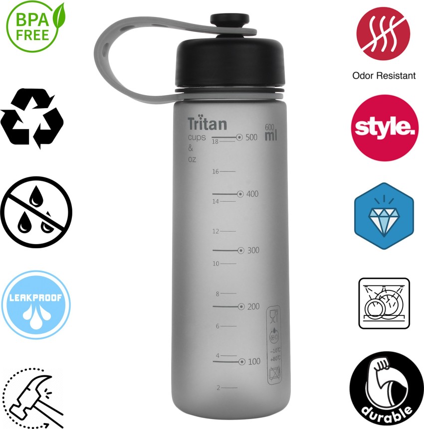 MILTON 3-Pc Tritan Sport Water Bottle Pack 25 Oz Plastic Bottles with Caps