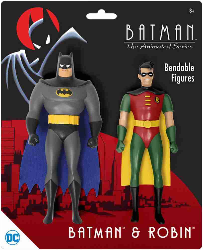 Batman and robin bendable figures clearance