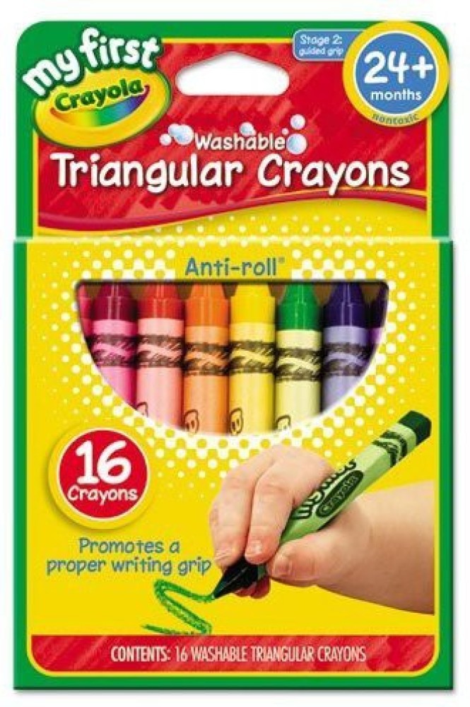 Crayola My First Washable Triangular Crayons