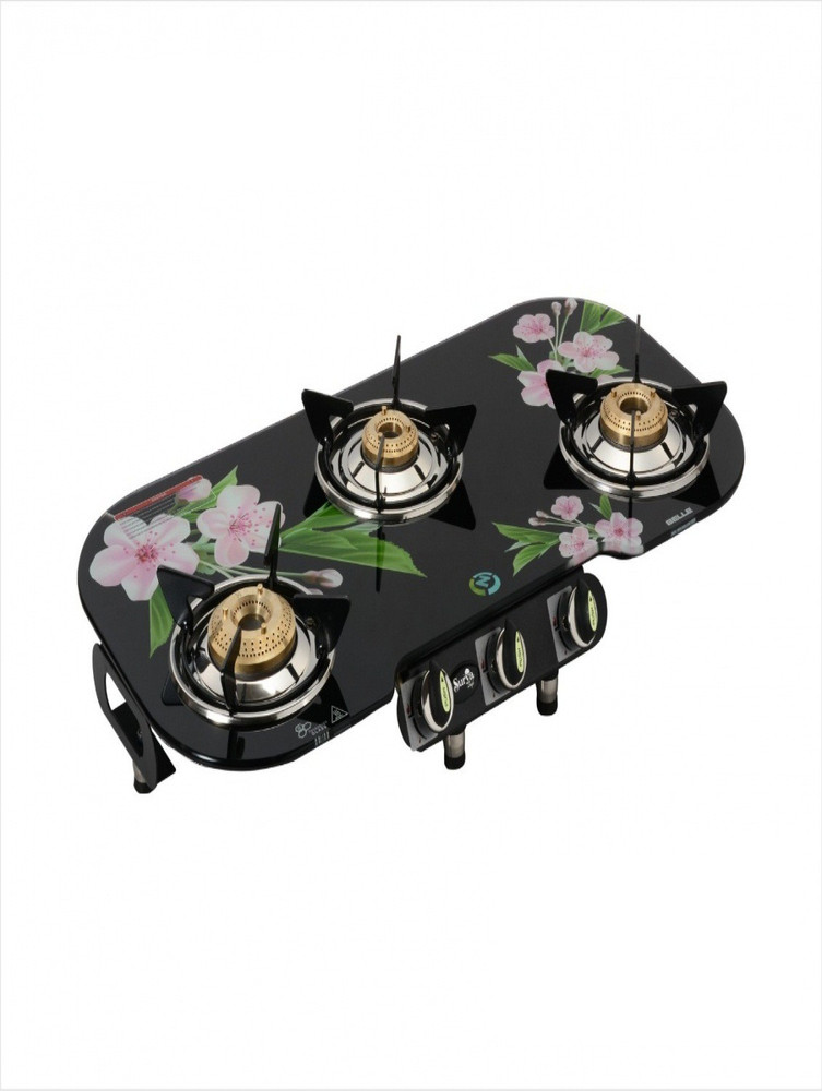 Surya safe gas shop stove 3 burner