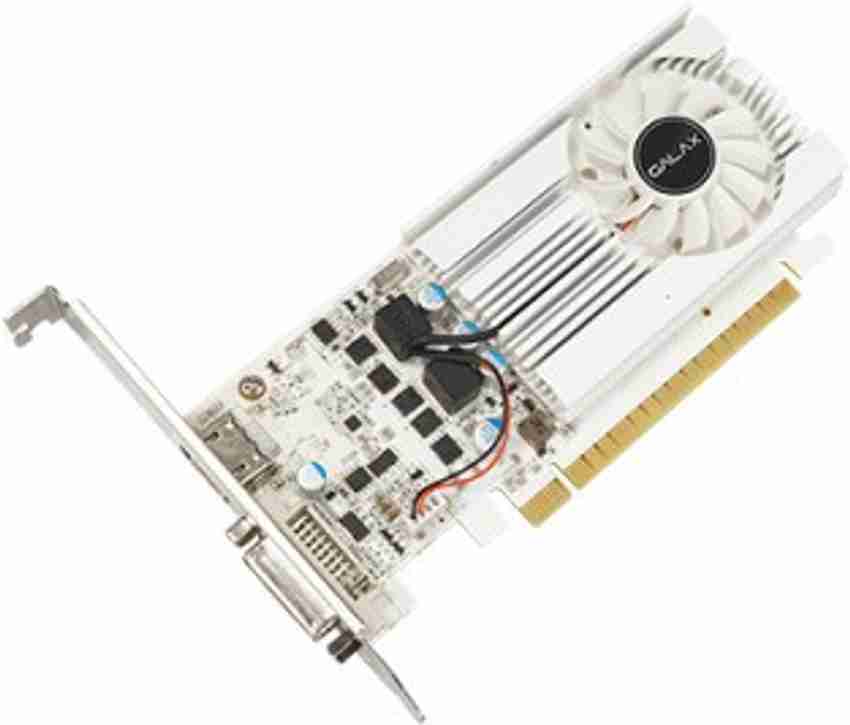 GALAX NVIDIA GeForce GT 1030 EX White 2 GB GDDR4 Graphics Card