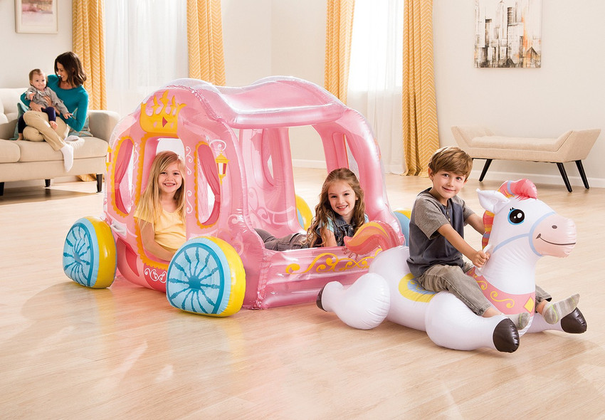 Inflatable princess carriage hotsell