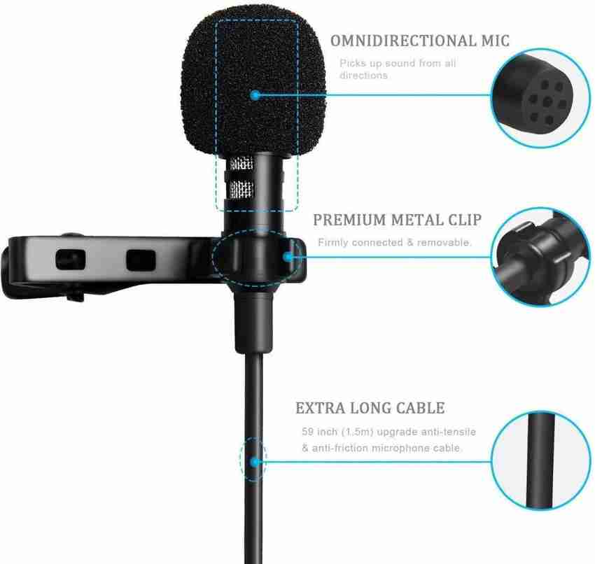 Mic clip on anti noise store
