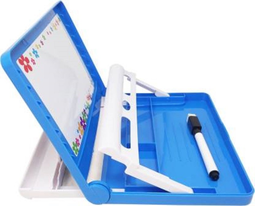 Quickk Utility Book Shelf Pencil Box + Drawing Board for  Kids , Frozen Print Art Plastic Pencil Box - Box