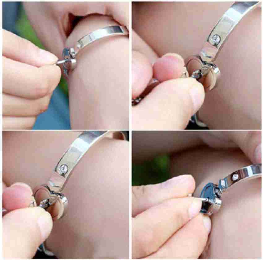 Heart love 2025 lock bracelet