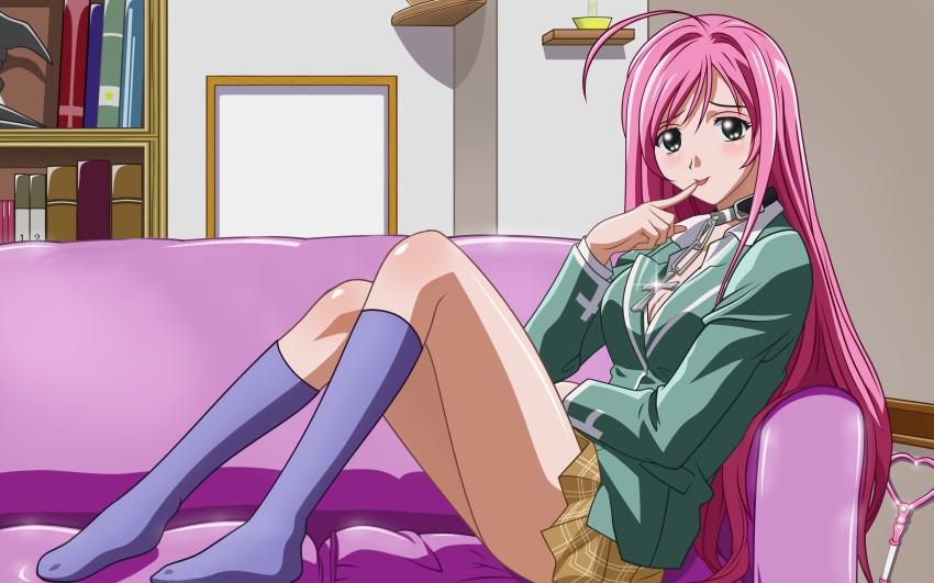 Wallpaper Rosario to Vampire Anime