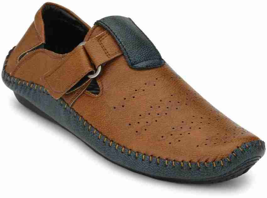 Buy Dark Brown Color BIG FOX Men Sandals Online at Best Price
