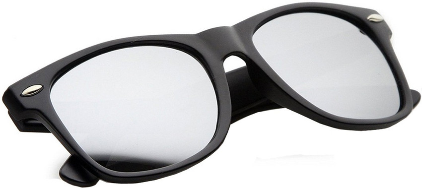 Silver wayfarer sunglasses top