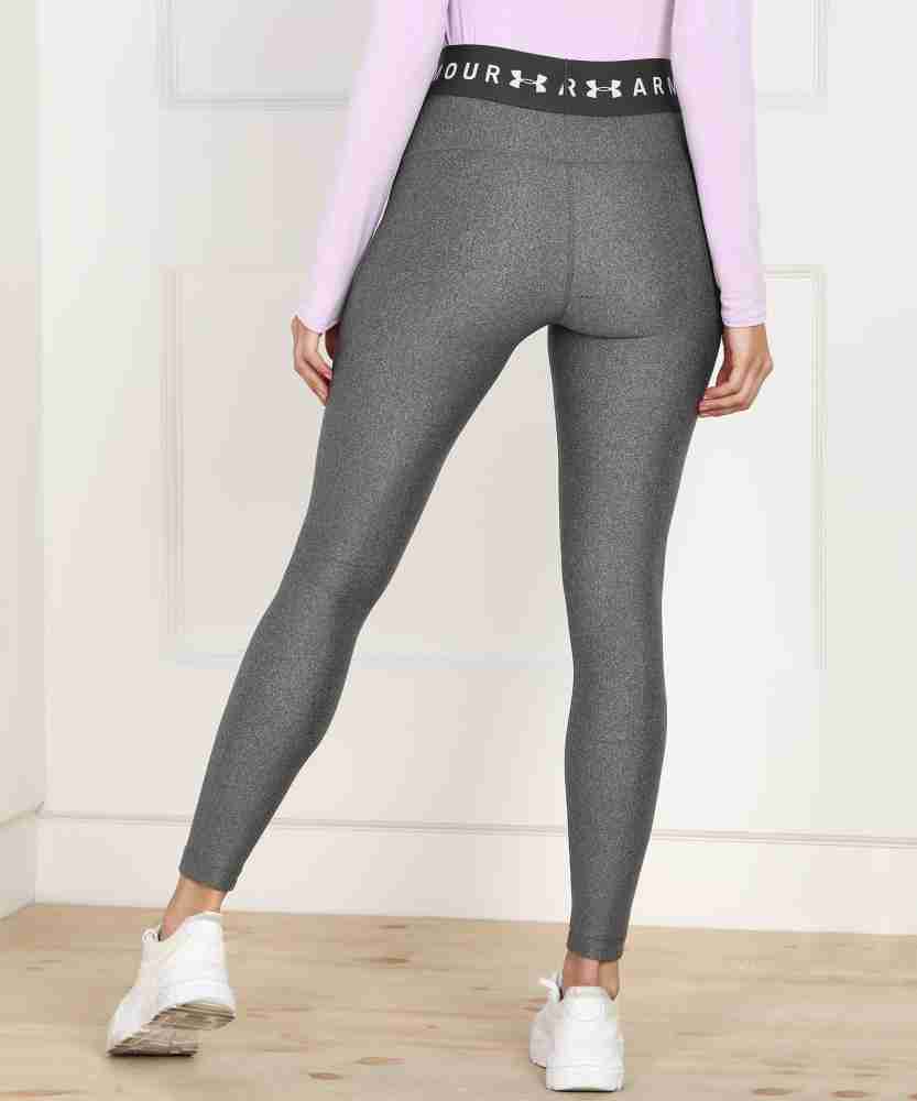 Under Armour Girls Heat Gear Printed Leggings Pink XL, Color: Pink/Dark  Grey 