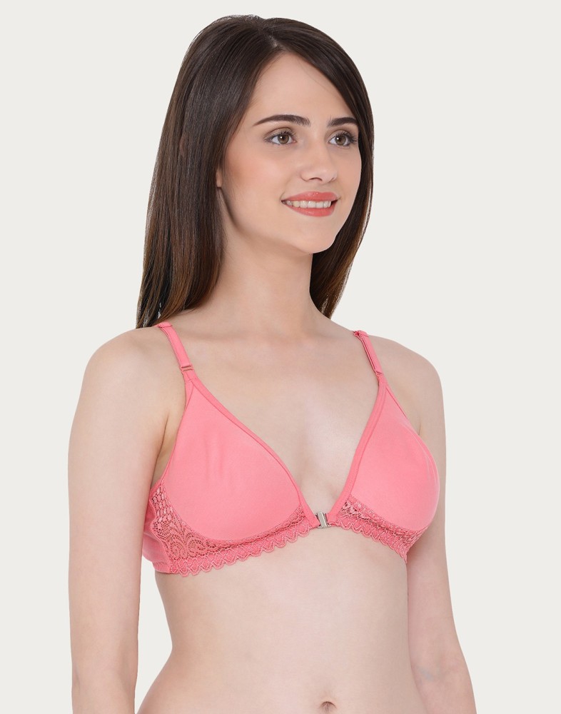 Clovia Cotton Rich Non-Padded Non-Wired Front Open Plunge Bra Women Plunge  Non Padded Bra - Buy Clovia Cotton Rich Non-Padded Non-Wired Front Open  Plunge Bra Women Plunge Non Padded Bra Online at Best Prices in India