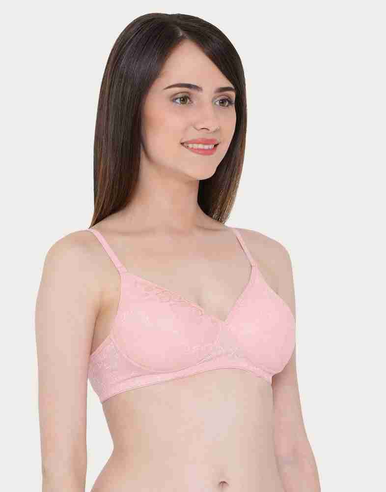 Buy Clovia Padded Non Wired Full Coverage T-Shirt Bra - White at Rs.588  online