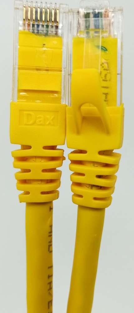 Ethernet Patch Cable CAT6, UTP, 24AWG, 10 pack, Yellow: CAT6