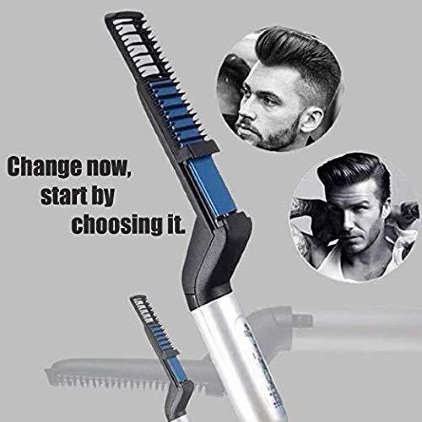 Hair styling iron outlet comb beard straightener curler