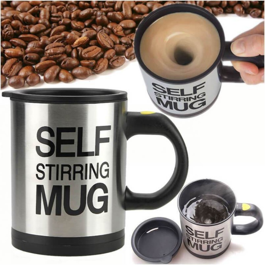 Automatic Stainless Coffee Mixing Cup Blender Self Stirring Mug