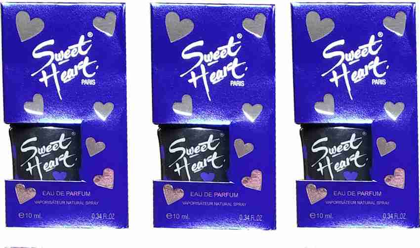 Buy SWEET HEART BLUE PACK OF 3 Eau de Parfum 30 ml Online In India Flipkart