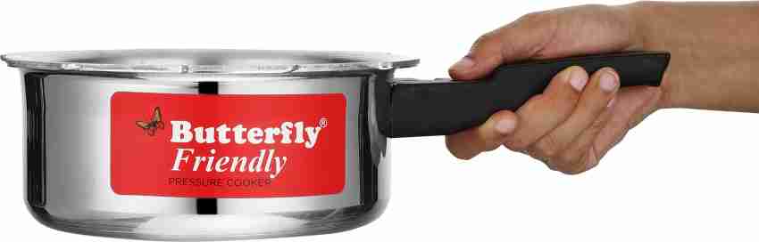 Butterfly Friendly IB 3 L 2 L Induction Bottom Pressure Cooker