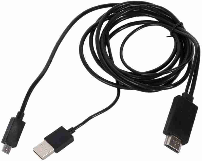 GIPTIP MHL Cable 1.3 m 4 Ft HDMI Media Cable Universal MHL Micro