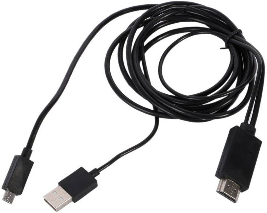 AMKETTE TV-out Cable Micro HDMI HS Cable A-D 1.8m with Ethernet - AMKETTE 