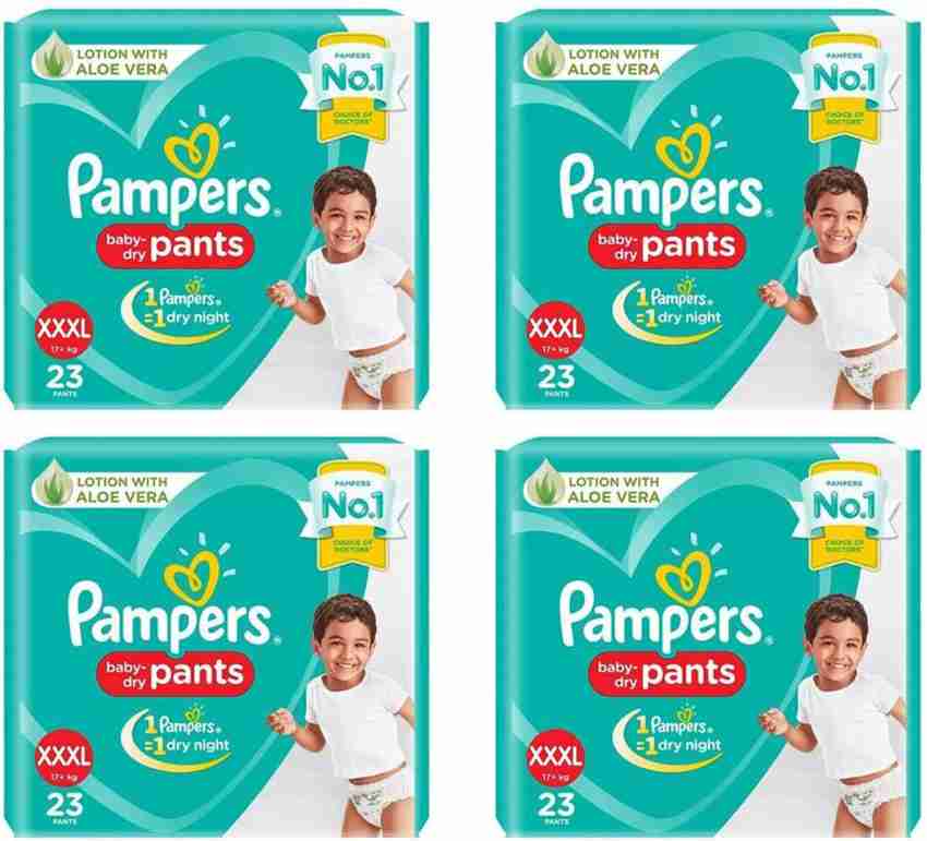 Pampers BABY DRY PANTS SIZE XXXL 23 Pcs PACK FOR BABY WEIGHT 17