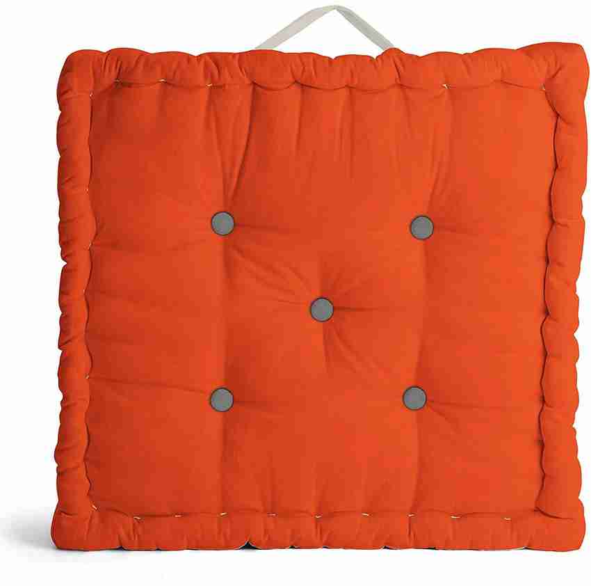 Encasa Homes Cotton Plain Floor Cushion Pack of 1 Buy Encasa
