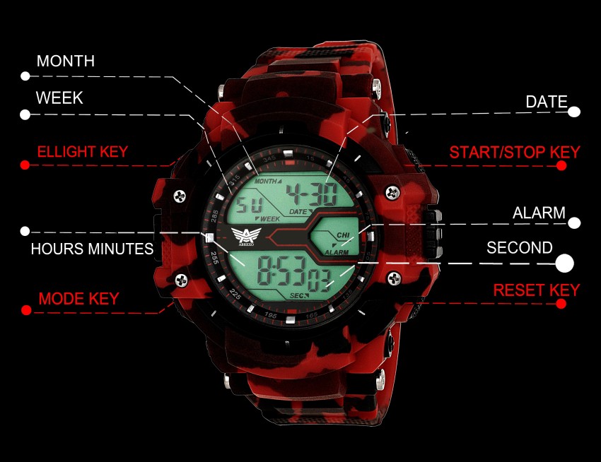 Russian hot sale digital watch