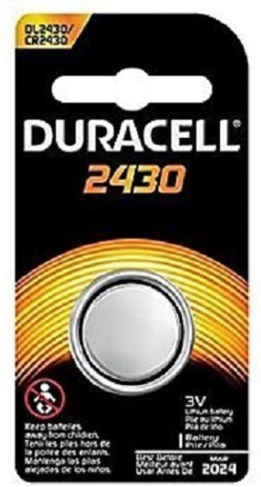 DURACELL CR 2430 Lithium 3V Battery - DURACELL 