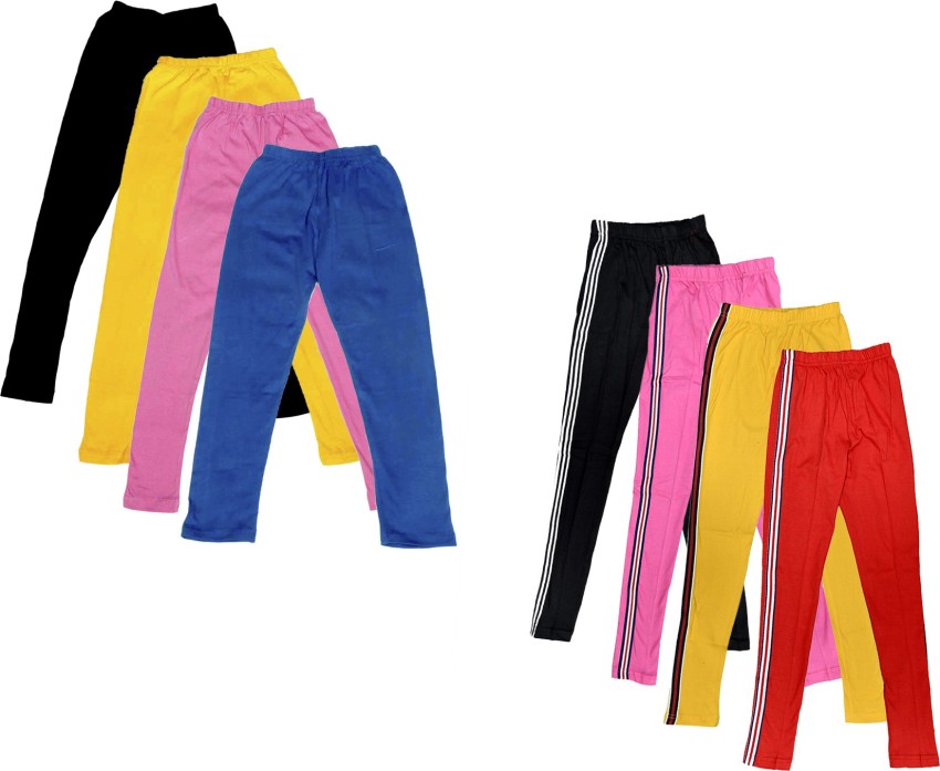 79% OFF on Fashionate World Legging For Girls(Multicolor Pack of 4) on  Flipkart