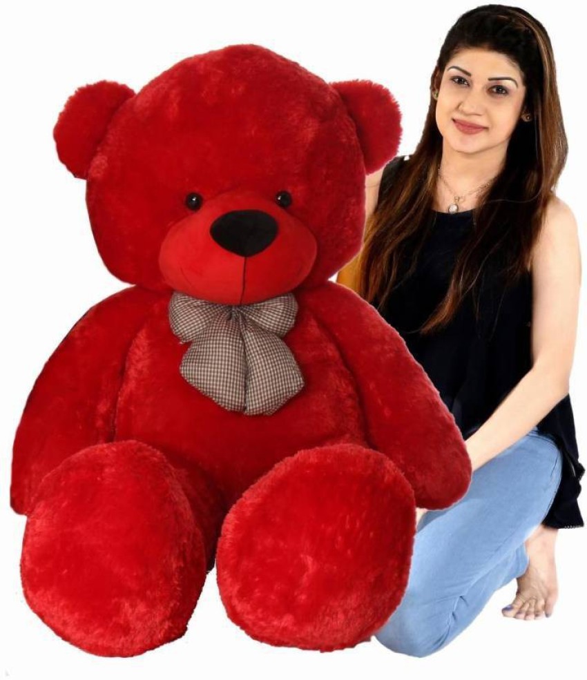 Pocketfriendly 3 feet red teddy bear st aabba - 91.5 cm - 3 feet ...