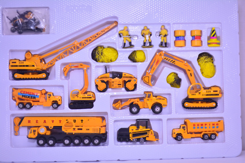 Breno Push and Go Metal Construction Vehicle Toys for Kids JCB Toys Cement Mixer Toy Metal Crane Toy etc Push and Go Metal Construction Vehicle Toys for Kids JCB Toys Cement