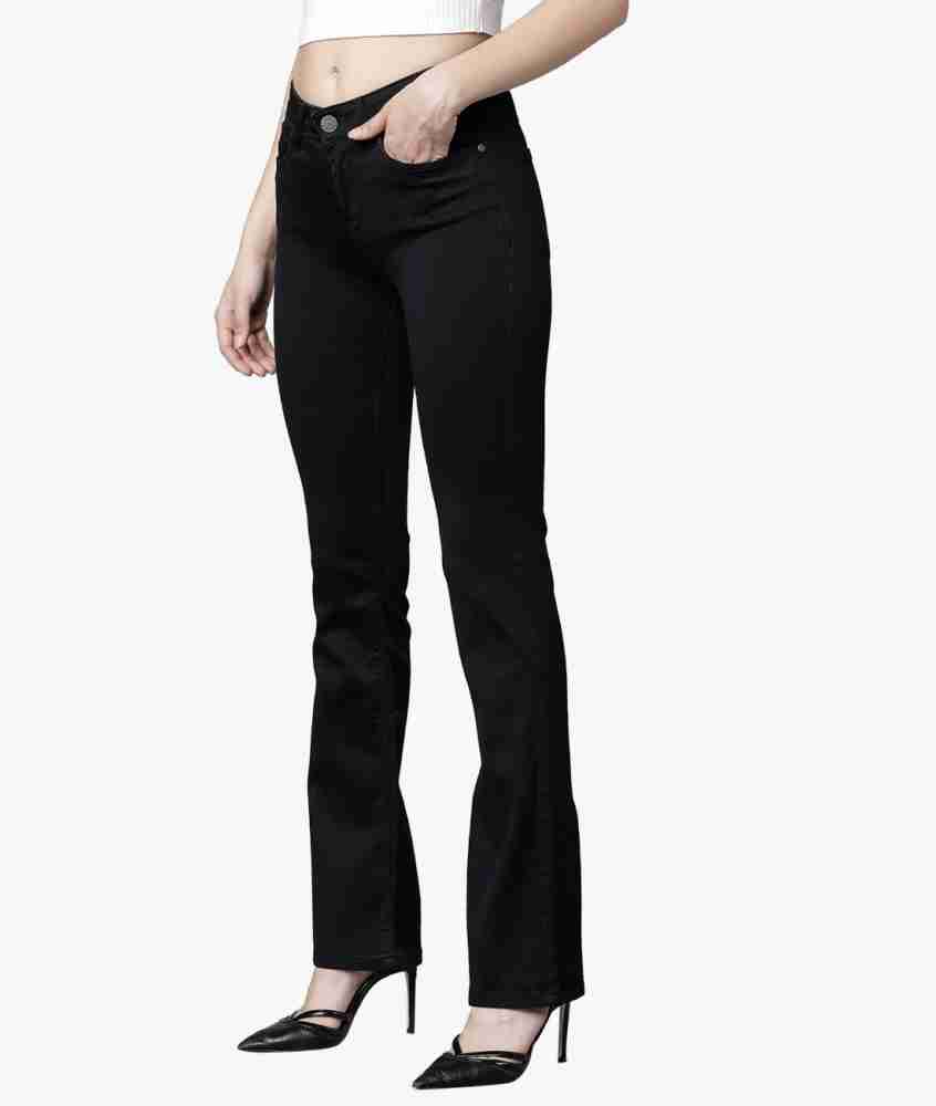 CTC CLUB Boot-Leg Women Black Jeans - Buy CTC CLUB Boot-Leg Women Black  Jeans Online at Best Prices in India