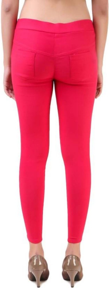 Buy online Grey Cotton Jeggings from Jeans & jeggings for Women by V-mart  for ₹709 at 5% off