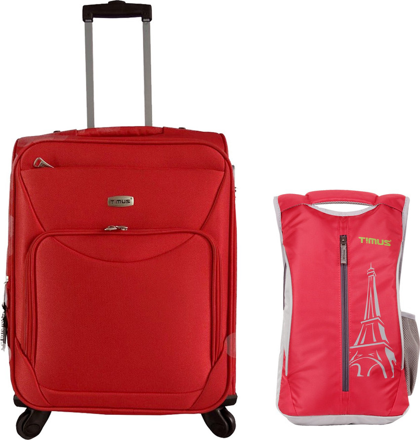 Timus Cabin Suitcase Backpack Combo Price in India Buy Timus