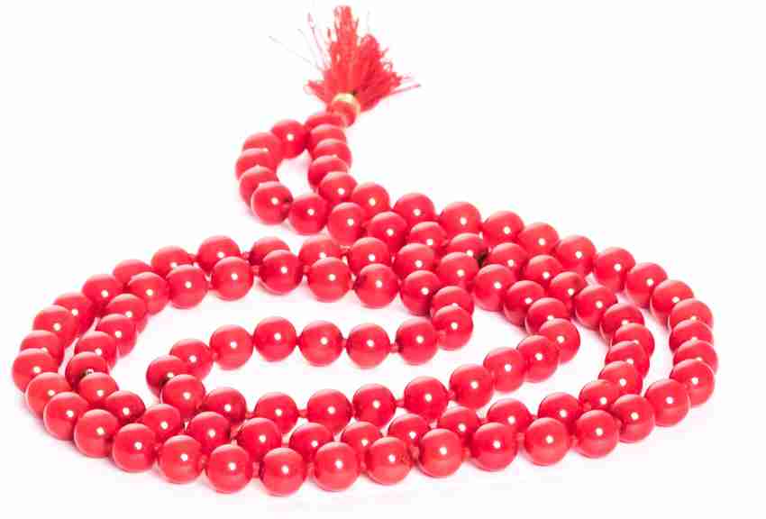 Red on sale coral mala