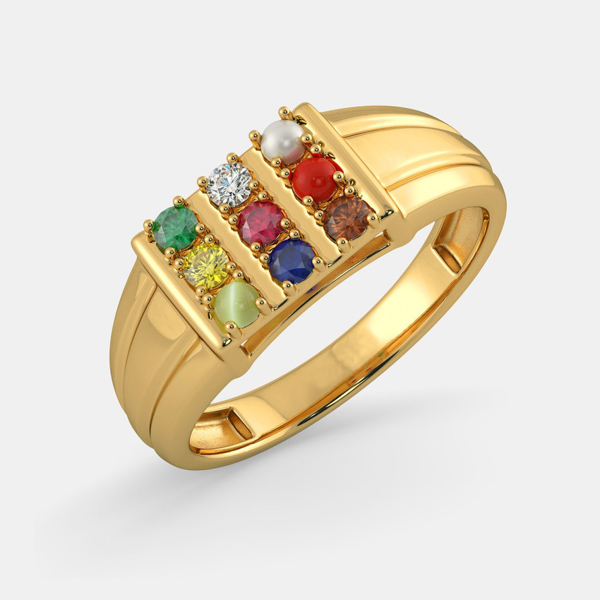 Navaratna ring gold price cheap