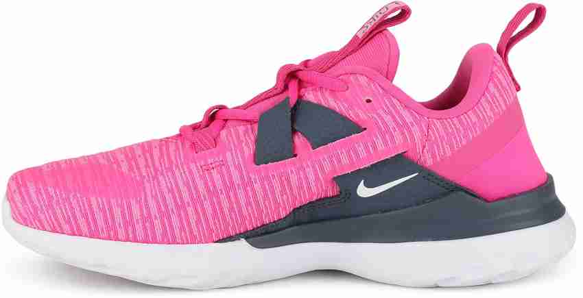 Nike running renew arena sneakers in pink cheap