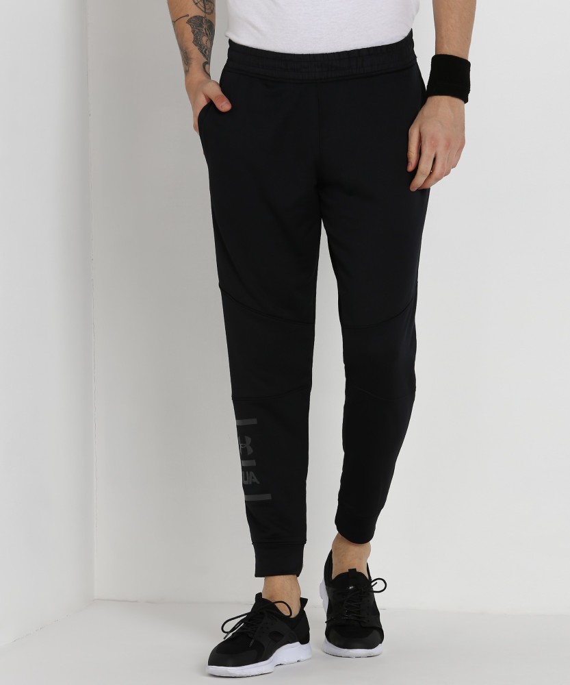 UNDER ARMOUR Solid Men Black Track Pants - Buy UNDER ARMOUR Solid Men Black  Track Pants Online at Best Prices in India