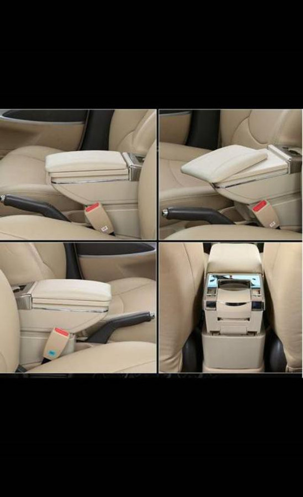 MOTORMART BEIGE Sliding Arm Rest for Ertiga Car Armrest Price in