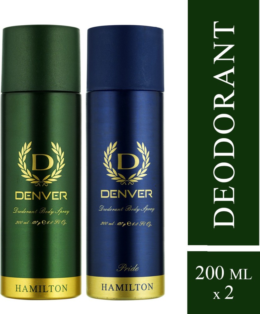 DENVER Hamilton and Pride Combo Deodorant Spray - For Men - Price in India, Buy DENVER Hamilton and Combo Spray For Online In India, Reviews & Ratings | Flipkart.com