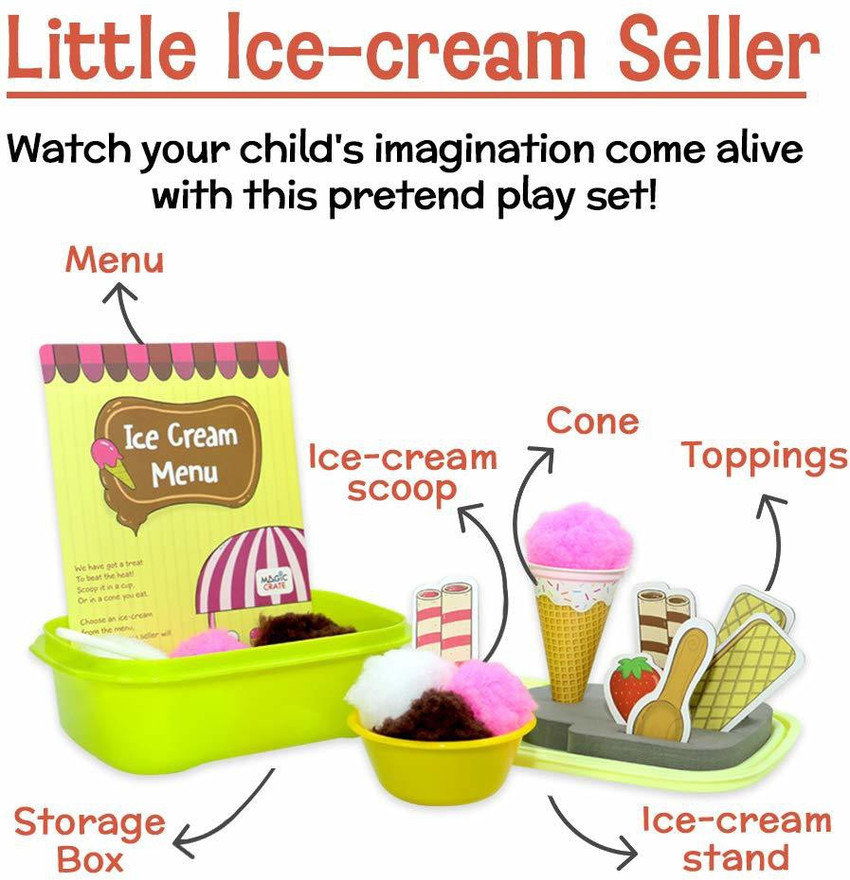 Foam alive ice cream playset hotsell