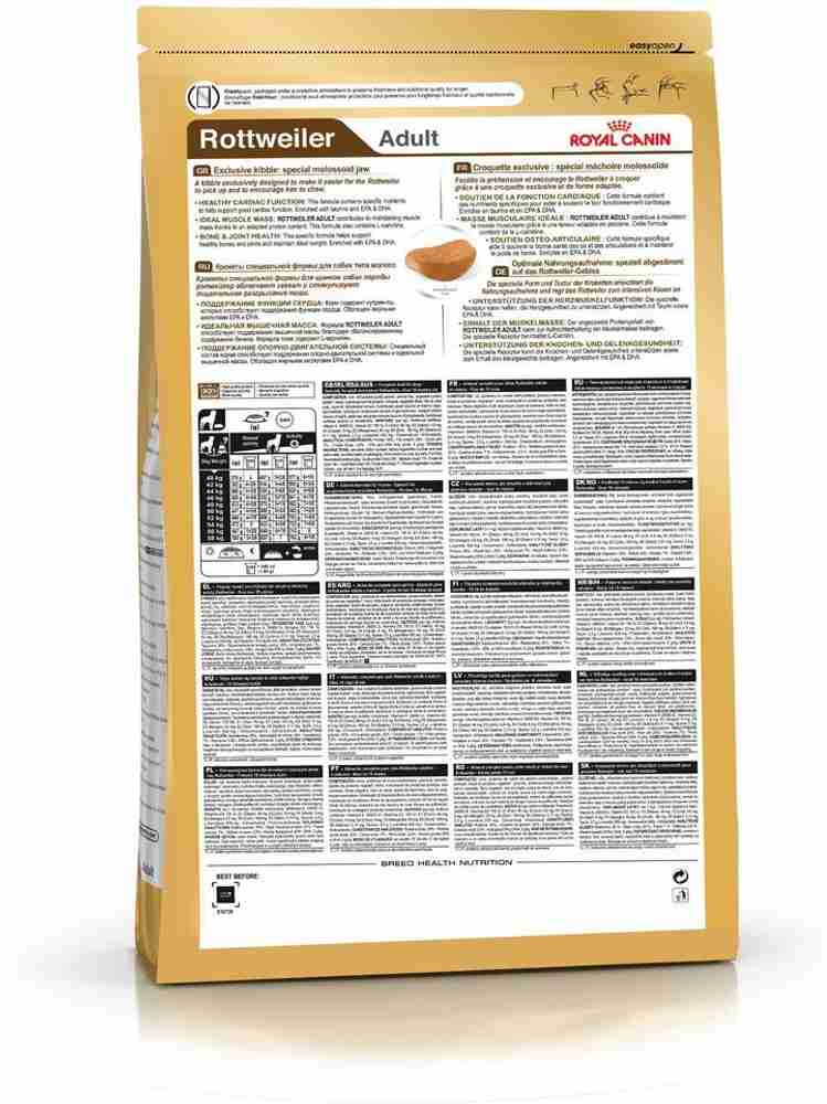 Royal canin sale rottweiler ingredients